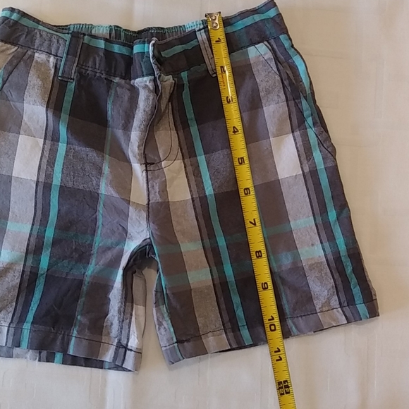 U.S. Polo Assn. Blue/Grey Plaid Shorts Size 3T - Picture 2 of 8